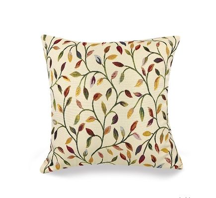 일회용 Jacquard Willow Leaf Pillow 450/350g 3D 샌딩 베개 코어 포함