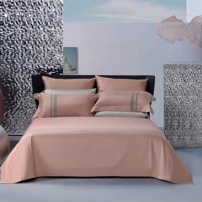 60년대 직물 수 100% 면공 4개 침대 실 Bed Set Bed Linen Set with Comforter Bed Cover