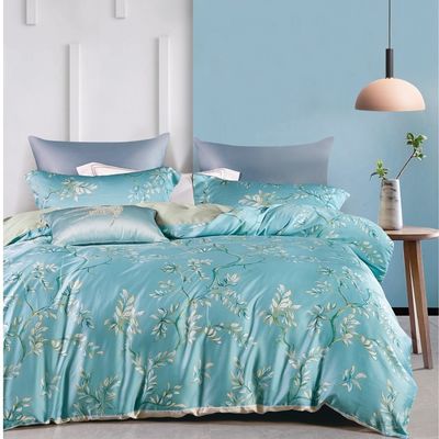 맞춤형 색상 4 pcs 고급 폴리에스터 평면 직물 부드러운 호텔 디자인 침대 King Bed 세트