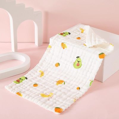 부드럽고 부드러운 목재 아기 수건 고밀도 6 층 불투명성 25 * 50cm