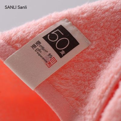100% 면화 목욕용 수건 세트 모든 연령층을 위한 고급스럽고 흡수력이 뛰어난 산리 수건