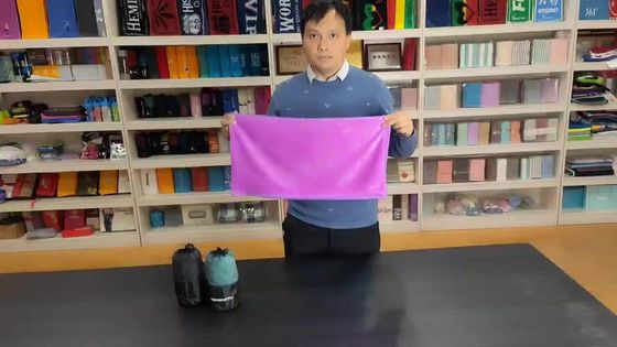 30*110cm 사용자 지정 로고 체육관 수건 마이크로 섬유로 만든 땀 흡수 및 빠른 건조