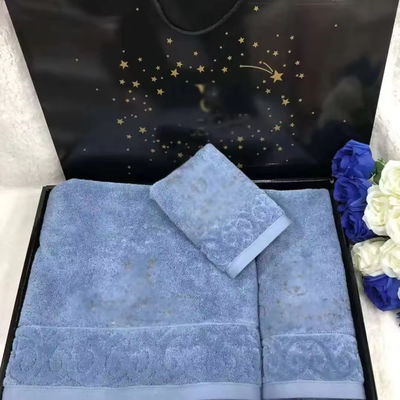 가정 및 호텔 35*75cm 70*140cm 폴리에스터 수건 세트 호텔 욕실용 욕실 수건