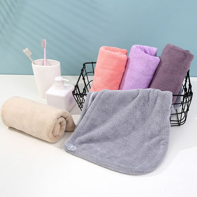 여성용 두꺼운 산호 벨벳 건조 머리 모자 25*63cm 50g 슈퍼 흡수 및 빠른 건조