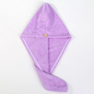 여성용 두꺼운 산호 벨벳 건조 머리 모자 25*63cm 50g 슈퍼 흡수 및 빠른 건조