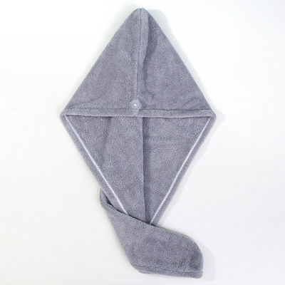 여성용 두꺼운 산호 벨벳 건조 머리 모자 25*63cm 50g 슈퍼 흡수 및 빠른 건조