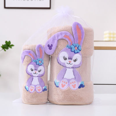 두꺼운 폴리에스터 델루 수건 부드럽고 빠르게 건조하고 물 흡수