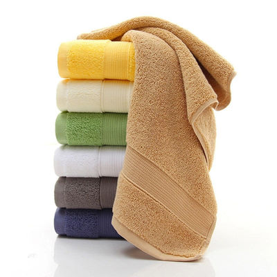 맞춤형 색상 럭셔리 embroidered 줄무늬 패턴 홈 호텔 스파를 위한 욕실 수건 세트