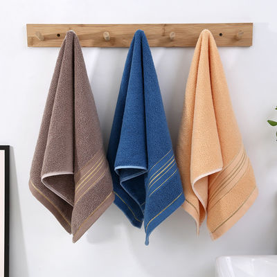 100% 면화 직물 얼굴 수건 35*75cm 빠른 건조 흡수 수건 성인용 100g-120g