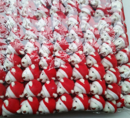 미니 크리스마스 손목 곰 6cm 플러시 장난감 테디 곰 인형 Pendant 6 * 3 * 2cm 크기