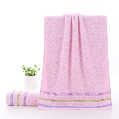 부드럽고 흡수성 600gm 이집트 면화 고급 호텔 목욕용 평면 흰색 얼굴 수건
