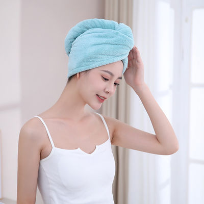 여성용 하이 텐시티 헤어 드라이링 모자 88g-90g 만화 embroidery와 함께 빠른 건조 Turban