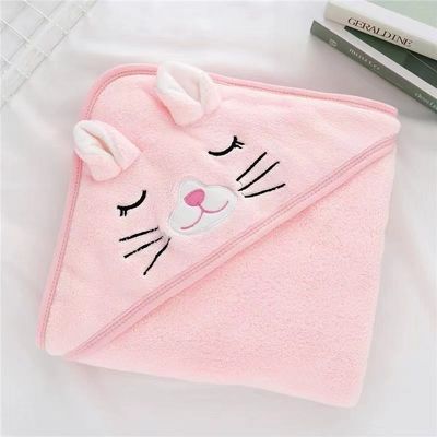 애니메이션 동물 아이 부드러운 마이크로 섬유 산호 모피 모피 목욕 휴지 소년과 소녀