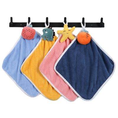 25*25cm 다채색 산호  Velvet Hand Wipes for Soft Absorbent Kitchen Hanging Towel 25*25cm 다채색 산호  Velvet Hand Wipes for Soft Absorbent Kitchen Hanging Towel