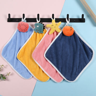 25*25cm 다채색 산호  Velvet Hand Wipes for Soft Absorbent Kitchen Hanging Towel 25*25cm 다채색 산호  Velvet Hand Wipes for Soft Absorbent Kitchen Hanging Towel