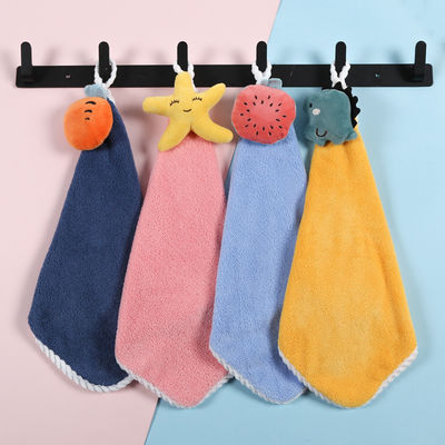 25*25cm 다채색 산호  Velvet Hand Wipes for Soft Absorbent Kitchen Hanging Towel 25*25cm 다채색 산호  Velvet Hand Wipes for Soft Absorbent Kitchen Hanging Towel
