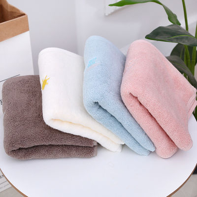 모든 연령대 맞춤형 크기 수직 로고 남녀를 위한 솜 수건 부드러운 두꺼운 수건 SOLID COLOR