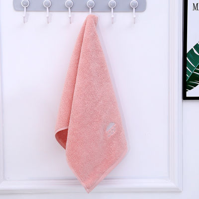 모든 연령대 맞춤형 크기 수직 로고 남녀를 위한 솜 수건 부드러운 두꺼운 수건 SOLID COLOR