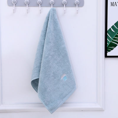 모든 연령대 맞춤형 크기 수직 로고 남녀를 위한 솜 수건 부드러운 두꺼운 수건 SOLID COLOR