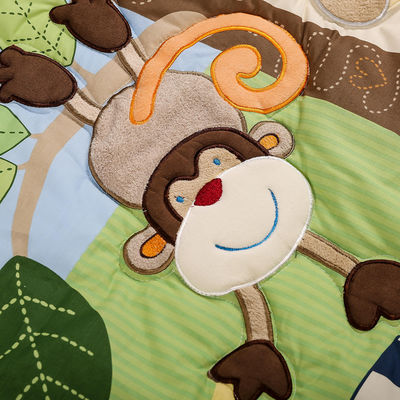 부드럽고 숨쉬는 위장 embroidery 아기 듀엣 침대 세트 소녀 컬렉션