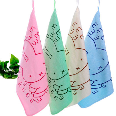 부엌 마이크로 섬유 어린이 수건 25*25cm 부드러운 흡수성 청소 수건 어린이용