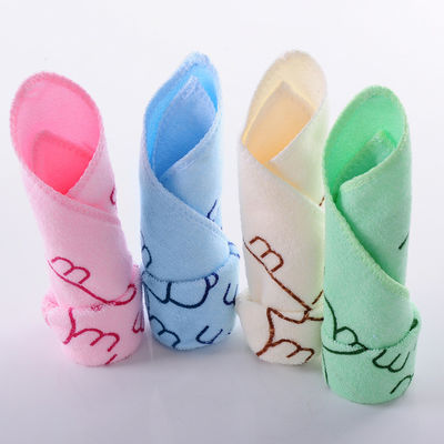 부엌 마이크로 섬유 어린이 수건 25*25cm 부드러운 흡수성 청소 수건 어린이용