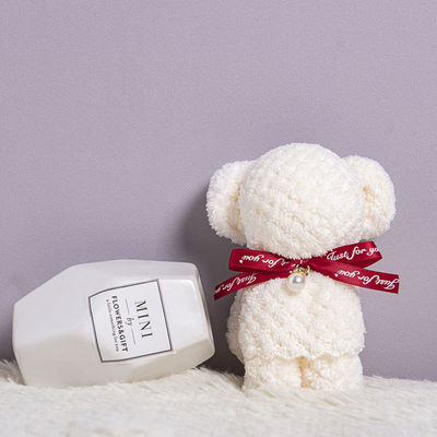 파인애플 곰 수건 고색 귀여운 토끼 곰 모양 산호 털 핸드 수건