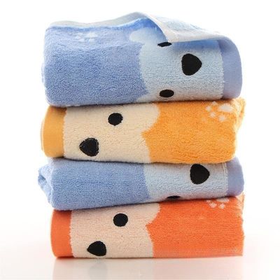 호텔 및 여행 필수품 귀여운 만화 동물 디자인과 함께 대나무 섬유 수건